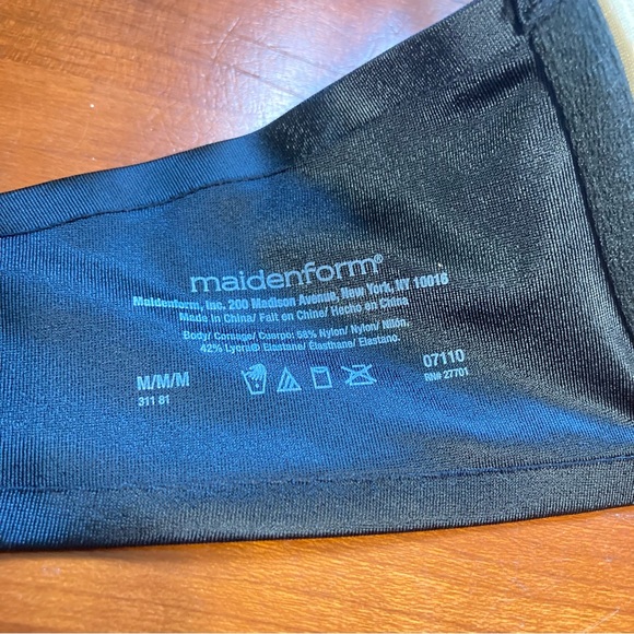 MAIDENFORM Adjusts to Me Black Bra Size Womens Medium - Picture 11 of 12